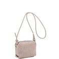 thumbnail image 2 of Braid Texture Zipper Crossbody Bag Lavender.Black.Ivory.Blue.Stone.Blush.Taupe.Brown, 2 of 11