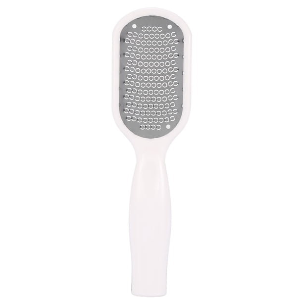 Lima para pies, removedor de callos y piel muerta, para pedicura, raspador de pies, herramienta para el cuidado de los pies (blanca)