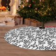 thumbnail image 6 of Sikiie Snake 30-48 inches {designName} Print Christmas Tree Skirt Snowman Xmas Tree Skirt with Edge Christmas Decorations for Holiday Party48", 6 of 7