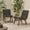 Black + Metal & Wood+2, variant on White CHARLOTTE LOUNGE CHAIR Acacia Wood Frame Rope Weave Outdoor Seating 20.25x28x29.75 Inch