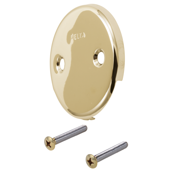 Delta Overflow Plate & Screws No Trip Lever