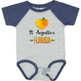 thumbnail image 3 of Inktastic St. Augustine Florida Orange in Heart Boys or Girls Baby Bodysuit, 3 of 5
