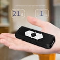 thumbnail image 4 of 2Pcs Electronic Lighter USB Rechargeable Lighter Windproof Lighter Flameless Lighter Ignition USB Lighter (Red), 4 of 6