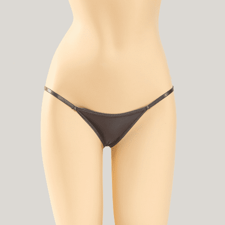 Fulorrnie Underwear for Women Seamless Thong No Show G String Panty Banded Waist Stretchable Panties  Grey  XL