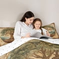 thumbnail image 5 of jejeloiu Gold Tree Of Life Full Size Comforter Sets,Exotic Boho Bedding Sets For Adults Reversible 3 Pieces, 5 of 8
