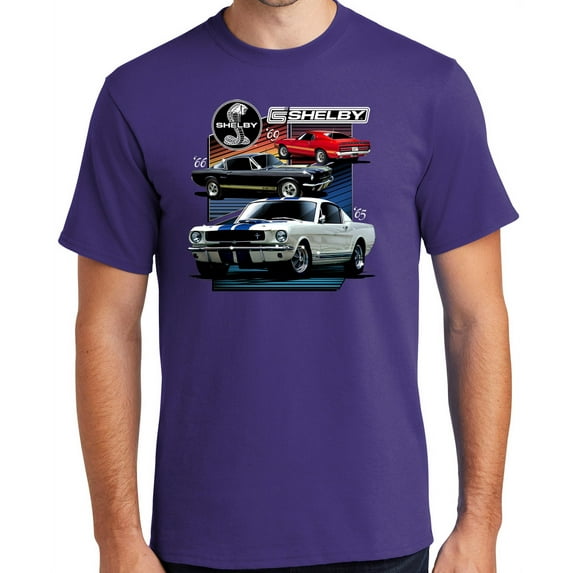 Buy Cool Shirts Various Ford Shelby Cars Cotton T-shirt, Medium Purple