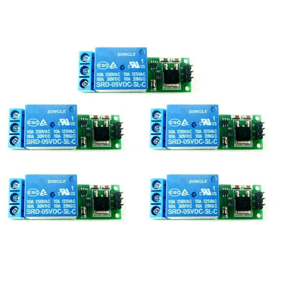 5Pcs 624V FlipFlop Latch Relay Bistable SelfLocking Low Pulse Trigger Module