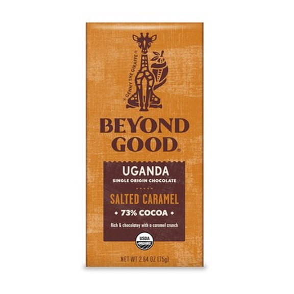Beyond Good Salted Caramel Chocolate Bar 2.64 oz (Pack of 12)