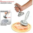 thumbnail image 4 of ShenMo Reversible Meat Tenderizer Meat Pounder Flattener, Easy-Grip Meat Tenderizer, Stainless Steel Meat Mallet for Cooking, Meat Hammer, Chicken Tenderizer, Meat Smasher Utensil, Kitchen Mallet, 4 of 5