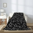 thumbnail image 2 of Throw Blanket for Couch Sofa and Bed, Chemistry Formulas 1 Super Soft Plush Throw Blanket, Fuzzy Cuteness Comfy Warm Washable Flannel Blanket & Throws for All Season, 2 of 5