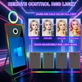 thumbnail image 3 of WideMeet 65inch Magic Mirror Photobooth with 43inch Touch Screen Machine Selfie for Weddings Party, 3 of 9