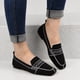 thumbnail image 4 of Zapatos casuales de tacón plano con punta redonda y parte superior baja para mujer Wmkox8yii  FOPL2145, 4 of 8