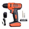 thumbnail image 1 of Ld 12sp 12v - 10mm Li-Ion Cordless | Variable Speed Reversible - Drill Machine Driver With 10 Screwdriver & 2 Drill Machine Bits For Home & Diy Use | Orange & Black, 1 of 5