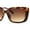 Tortoise - Brown, variant on Womens Chic Designer Jewel Arm Rectangular Cat Eye Diva Sunglasses Black Gold - Black
