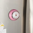 thumbnail image 2 of Zassenhaus Magnetic Retro Kitchen Timer – Classic Mechanical 60-Minute Cooking Timer, Pink, 2 of 4