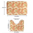 thumbnail image 3 of Honeii Scandinavian Alphabet2 Pattern Bathroom Anti-Skid Pad Bathroom Mat Vintage Seamless Pattern Not-Slip Toilet Rug Set, 3 of 6