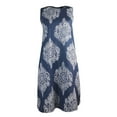 thumbnail image 5 of RKSTN Robe d'Été pour Femmes, Robe Mode pour Femmes à Col Rond Ample et Surdimensionnée, Robe Midi Décontractée Sans Manches, Robes de Plage, Robes Grande Taille pour Femmes, 5 of 5