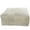 Gray Low Profile Square Patchwork Square 35" x 35" x 19", variant on DecMode Patchwork Low Profile Square Brown Leather Pouf with Patchwork Design
