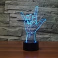 thumbnail image 5 of ATTOE 3D Cartoon Frog 3D Night Light 7 Color Change LED Table Lamp Xmas Toy Gift, 5 of 5