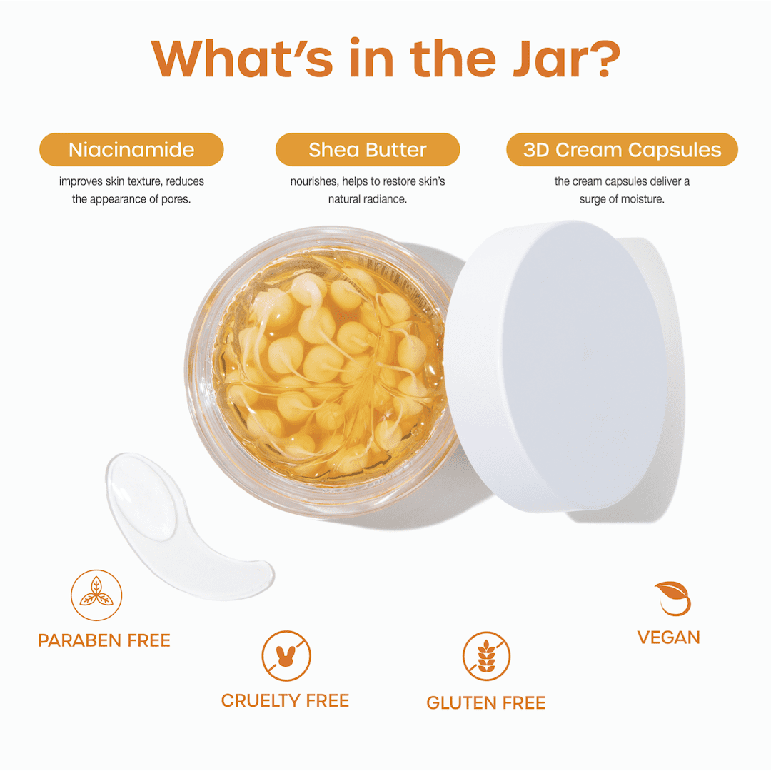 My iN.gredients Vitamin Complex Capsule Cream - Brightening & Nourishing Cream for All Skin Types (30ml)