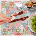 thumbnail image 6 of Pioneer Flower Floral Print Pattern Round Tablecloth 60 X 60 Inch, Wrinkle Resistant Wipeable Table Cloth for Kitchen Dining Picnic Patio Party, 6 of 6