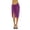 Purple, variant on Luxury Divas Sheer Black Knee Length Cover Up Sarong Wrap for Women
