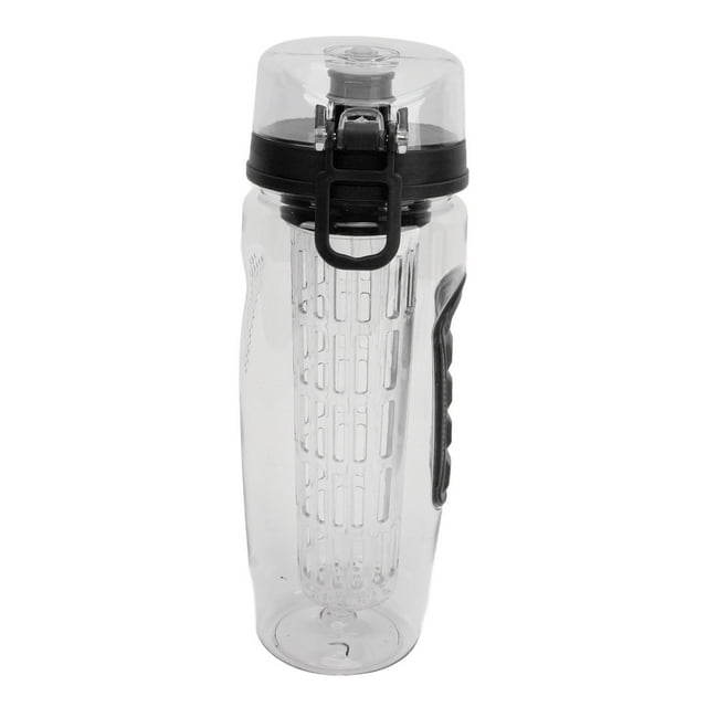 Bouteille d'Eau Infuseur de Fruits, Couvercle Rabattable Bouteilles d'Eau Infusées Bouteille d'Eau Moderne Bouteille d'Infusion d'Eau Étanche Bouteilles d'Eau Réutilisables pour Gym Camping et Voyage