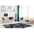 thumbnail image 2 of Milan Perth Black Abstract Rug 8x10.3 Easy Care 100% Polypropylene Turkey, 2 of 3