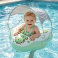 thumbnail image 3 of Dinosaur Baby Swimming Float with UPF 50+ Canopy, 3-36 Months Inflatable Pool Float with Adjustable Straps & Anti-Rollover Airbags for Safe Swim, 3 of 6