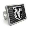 thumbnail image 1 of iPick Image pour RAM Logo 3D Billet Aluminium 2x2 Pouces Attelage RAM1500 RAM2500 (Fibre de Carbone), 1 of 4