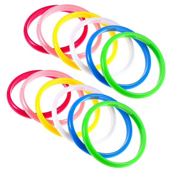 Hemoton 36pcs Plastic Candy Color Bangle Bracelets Jewelry Set 80s 90s Theme Birthday Party Favors Play Bracelets