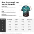thumbnail image 5 of Fuzoiu Colorful Rainbow Glitter Print Men's Casual Short,Men's Short Sleeve Shirt,Mens Casual Button Down Shirts,Cuban Collar Summer Shirt for Beach, Vacation, and Outdoor Activities-XX-Large, 5 of 5