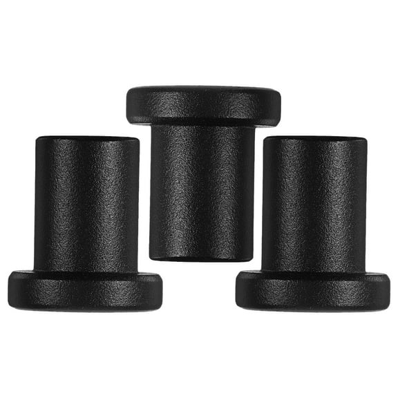 WRITWAA 3Pcs Barn Door Track Spacers Black Carbon Steel Heavy Duty Replacement Hardware