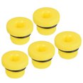 thumbnail image 1 of Unique Bargains G3/8 Hold Plugs Plastic Male Threaded Hex Socket End Cap, Yellow 5 Pack, 1 of 5