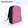 thumbnail image 4 of Fotbe Pink Gingham Mochila de Viaje para Laptop, Mochila Ejecutiva Delgada y Resistente 15.6", 4 of 8