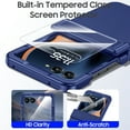 thumbnail image 3 of Vizvera para Motorola Razr 2024/Razr 2025 Funda de Teléfono con Tarjetero Bloqueo RFID, Protección de Bisagra Integrada, Protector de Pantalla-azul, 3 of 9