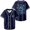 Navy, variant on Jay Wheeler TRAPPii Album Merch Baseball Jersey Shirt V-Neck Women Men Short Sleeve Streetwear Clothes