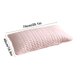 thumbnail image 3 of Fundas de almohada transpirables y resistentes al aceite de poliéster rosa con cubierta amarilla, 3 of 6