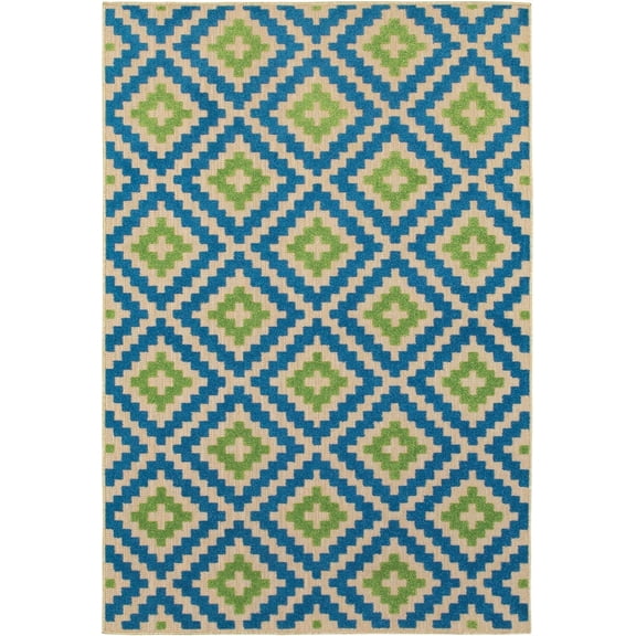 Oriental Weavers Cayman Area Rug 2063Z Sand Diamond Outdoor 1' 10" x 3' 3" Rectangle