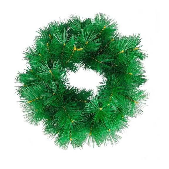 Evergreen Greenery Garland Artificial Pine Real Touch Natural Cedar Wreath Christmas Front Door Vine Garland Home Farmhouse Decoration