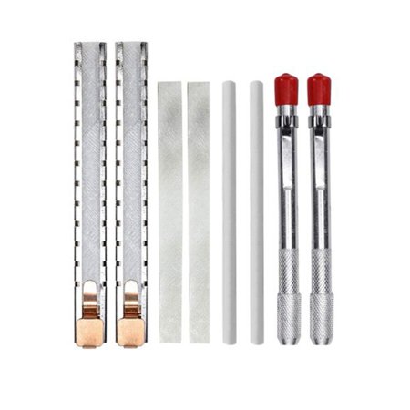 

Soapstone Holders Set Flat Round for Markings on Steel Welding Tools