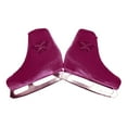 thumbnail image 6 of 1 Pair Performance Mesh Skating Roller Stake Boot Covers Overshoes Protecting Cloth with Sparkling Rhinestone , Rose Red,, 6 of 9