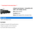 thumbnail image 2 of Liftgate Lock Actuator - Compatible with 2009 - 2017 Dodge Journey 2010 2011 2012 2013 2014 2015 2016, 2 of 2