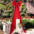 thumbnail image 6 of Rdhnmea 190cm Giant Bow Decoration Big Coquette Ribbon Bows for Wedding Engagement Birthday Party Backdrop Wall Home Christmas Decor, 6 of 9
