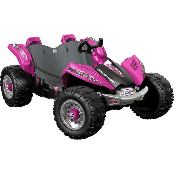 Power Wheels Dune Racer Extreme Battery-Powered Ride-on Vehicle with Charger, Pink, 12 V, Max Speed: 5 mph