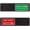 WEL-Blac, variant on Privacy Sign - Vacant Occupied Sign for Home Bathroom Office Restroom Conference Hotel Hospital, Easy to Read Non-Scratch Magnetic Slider Door Indicator with Clear, Bold & Colored Text - Blac