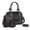 Black, variant on Wrangler 3Pcs Doctor Bag Sets for Women Top-Handle Satchel Bag with Cell Phone Handbags & Coin Purse, Brown