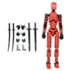 thumbnail image 1 of 13 Figuras de acción Articulaciones Modelo de cuerpo Juguete 30 cm Figura de acción masculina Acción impresa en 3D rojo, 1 of 9