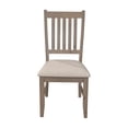 thumbnail image 4 of Alpine Furniture Arlo Set of 2 Wood Dining Side Chairs in Natural Brown, 4 of 4