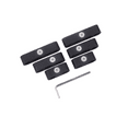 thumbnail image 3 of Separadores de bujías, separador de 7mm, 8mm, 9,5mm, motor de coche, soporte de cable de bujía duradero, accesorios de abrazadera, divisores de cable Negro DYNWAVEMX Separadores de alambre, 3 of 7